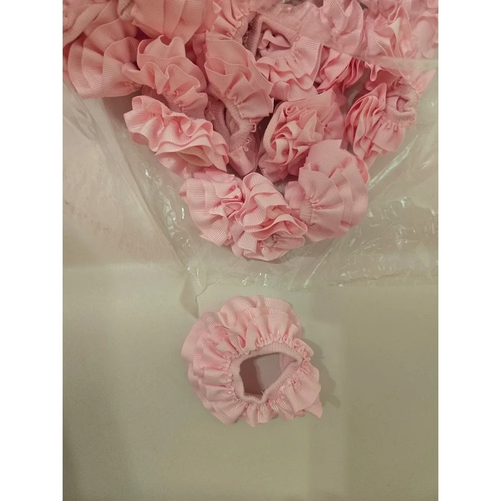 Bag‎ of 100 pink Scrunchies